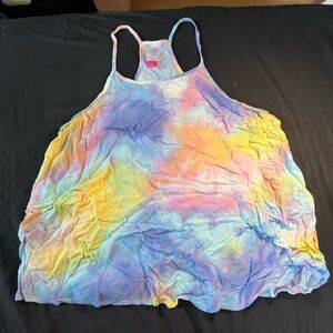No Boundaries Pastel Tie-Dye Tank Top